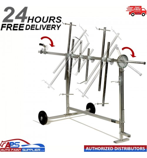 FMT1756 Large Rotating BodyShop Panel Stand - Paint Repair door wing Panelstand